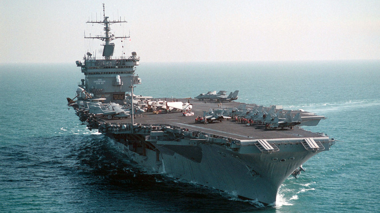 USS Enterprise sailing Arabian Gulf