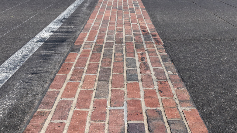 Indianapolis Motor Speedway bricks