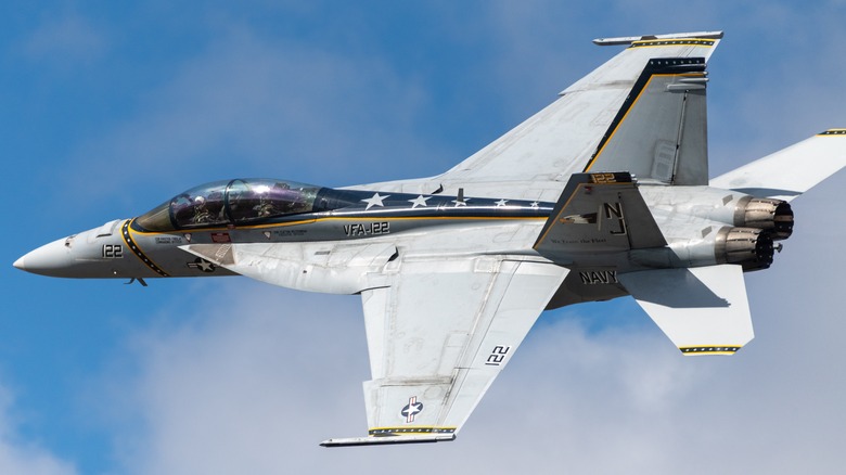 F/A-18 Super Hornet in flight