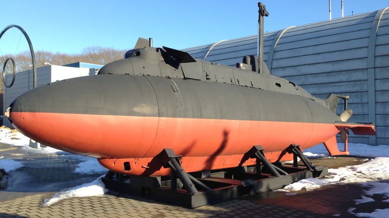 X-1 Midget Submarine on display