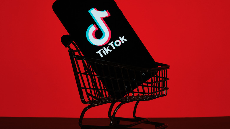 TikTok in a shopping cart