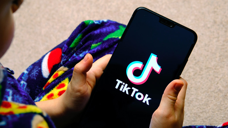 TikTok mobile app on smartphone