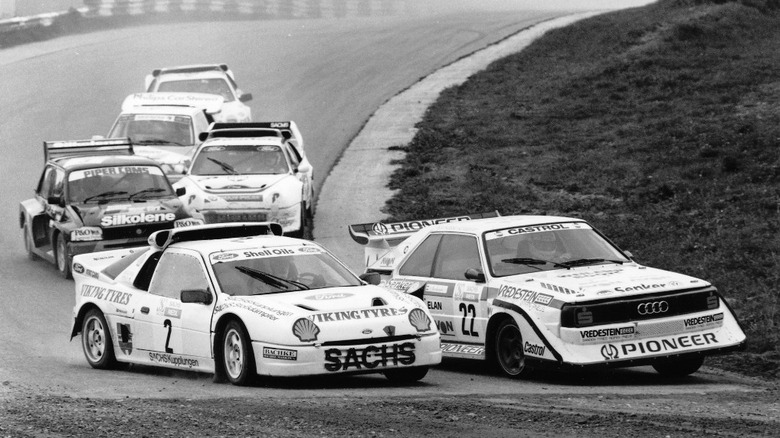 Ford RS200s rally racing