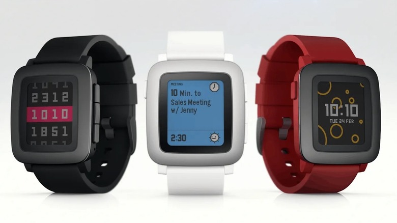 Pebble smartwatch promotional renders