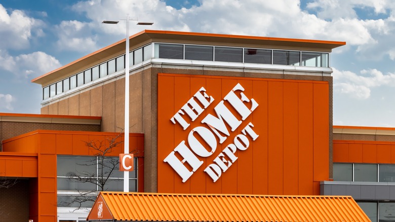 Home Depot store sign