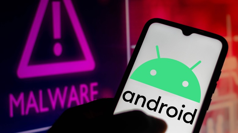 Android malware warning