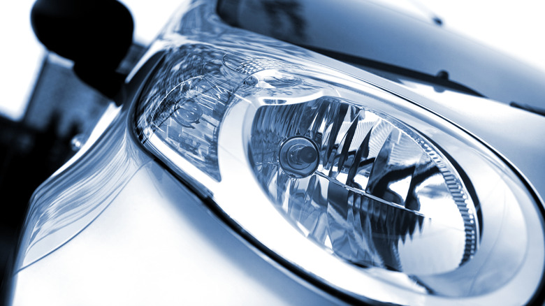 A clear headlight