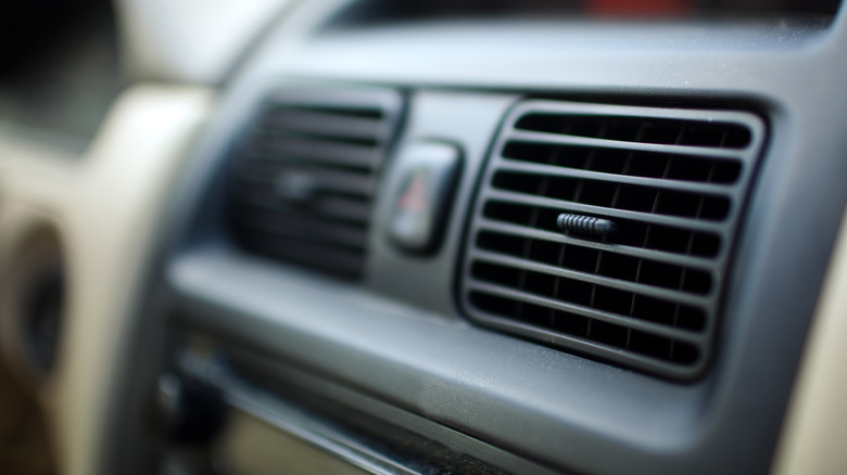 Close up of A/C vent