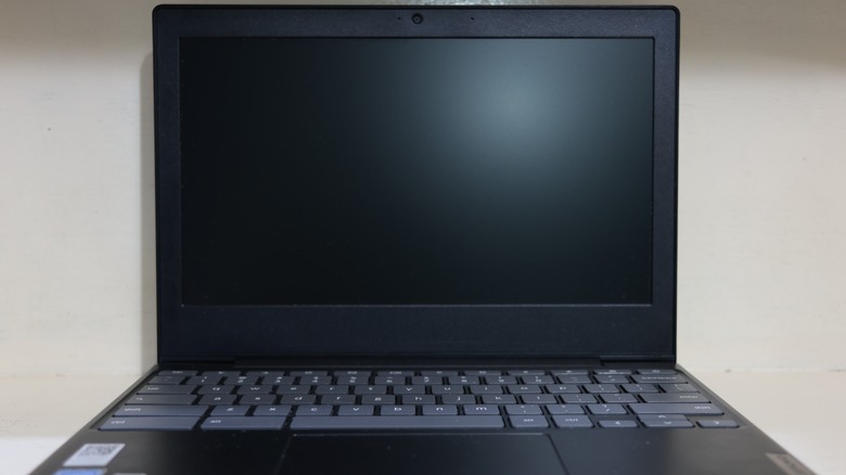 Chromebook with black screen