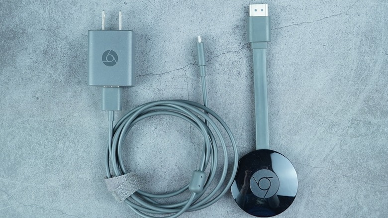 Chromecast on ground