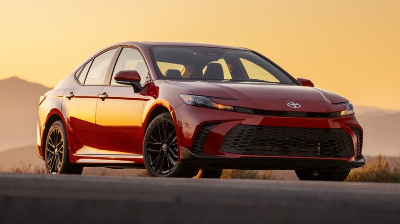 red 2025 Toyota Camry