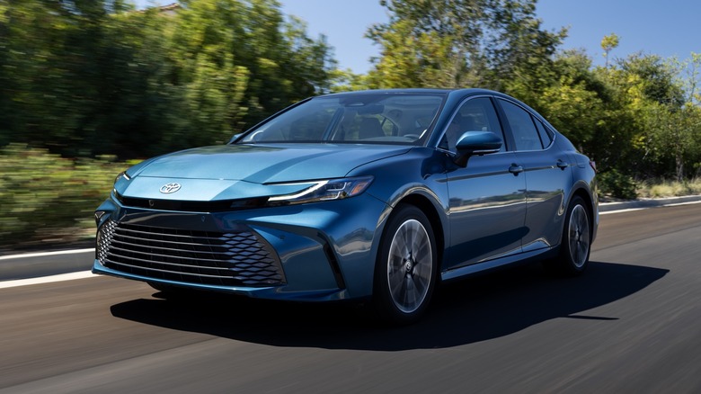 blue 2025 Toyota Camry