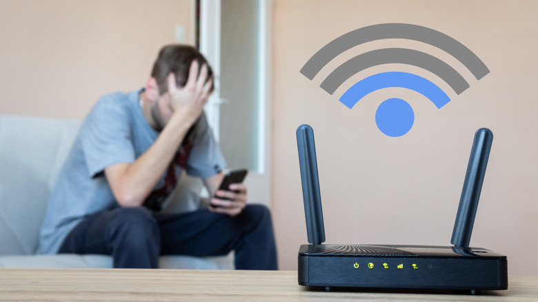 bad wifi router smart phone