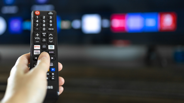 Remote control and TV