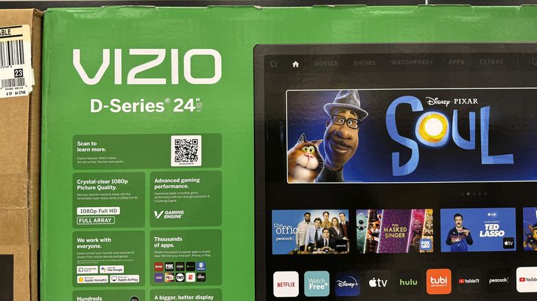 Vizio TV packaging