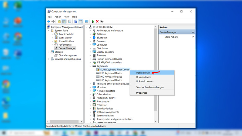 Screenshot of the Windows Device Manager