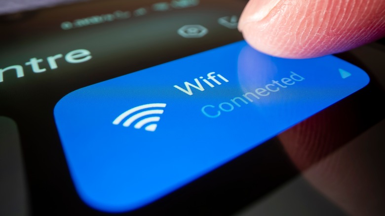 Wi-Fi toggle on Android phone