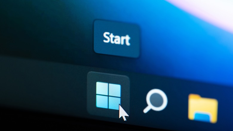 Windows 11 Start button screenshot