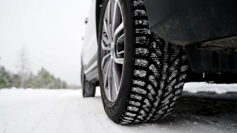 Stock photo of winter tire