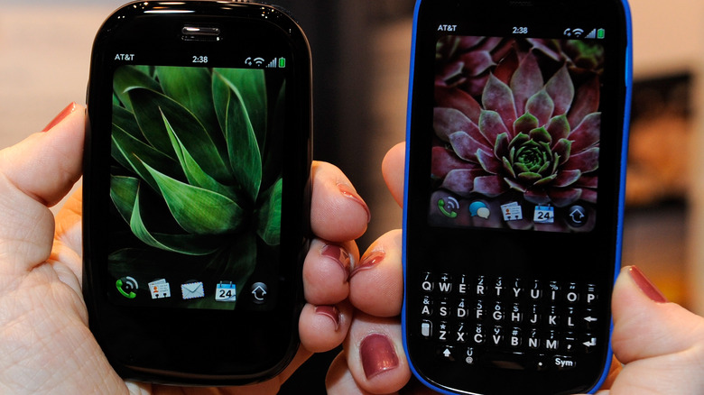 Palm Pre Plus and Palm Pixi Plus side by side