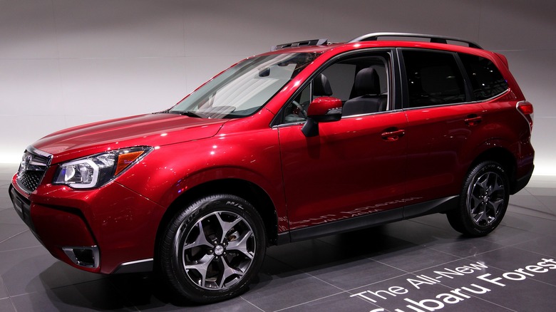 Subaru Forester red