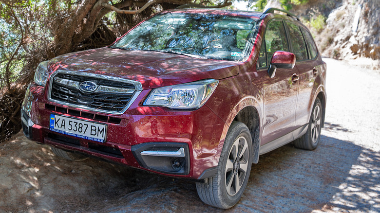 Subaru Forester red