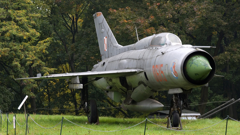 MiG-21 on the ground