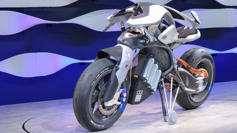 Yamaha Motoroid on display at show