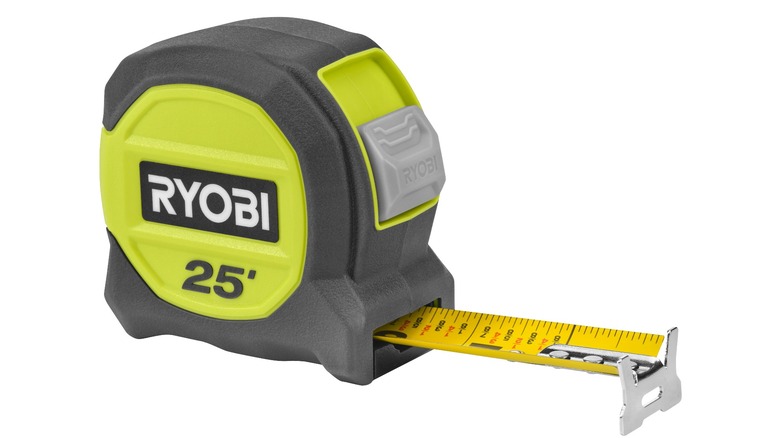 compact tape measure from Ryobi