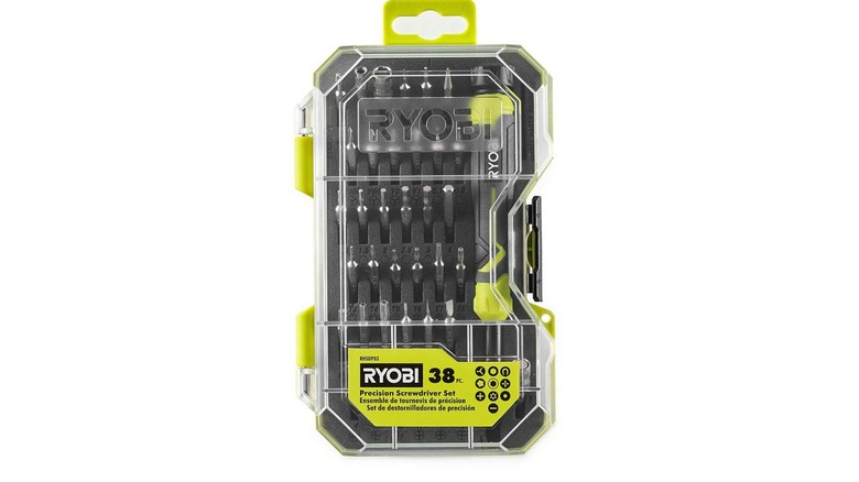 Ryobi's 38-Piece Precision Screwdriver set