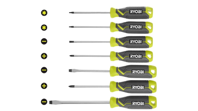 Ryobi screwdriver set