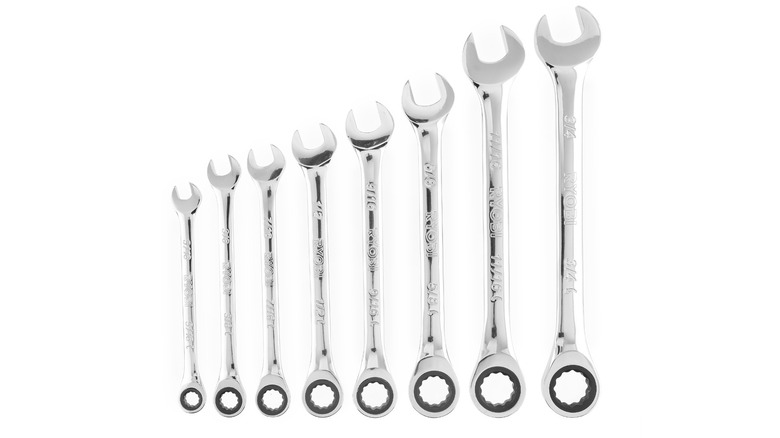 8-Piece combination wrench set from Ryobi