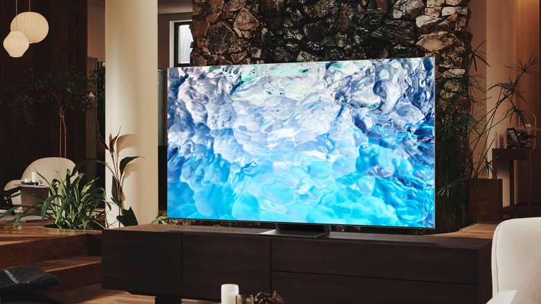 Samsung TV in living room