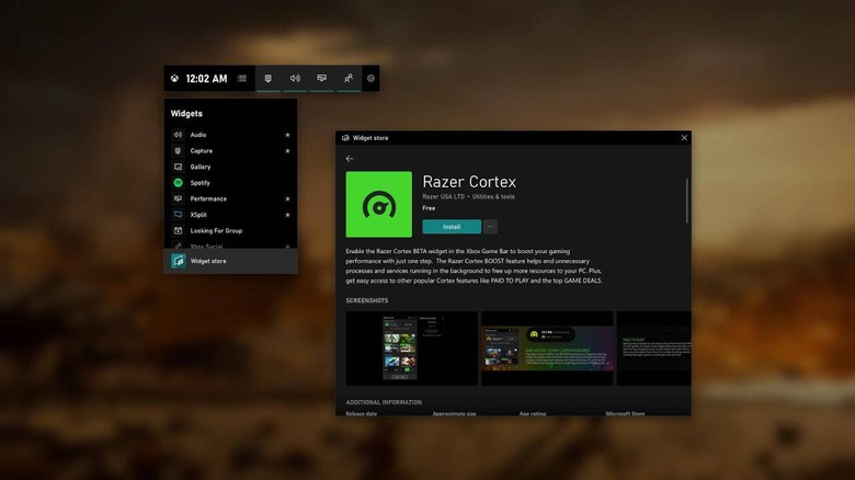 How to install third-party widgets on Xbox Game Bar
