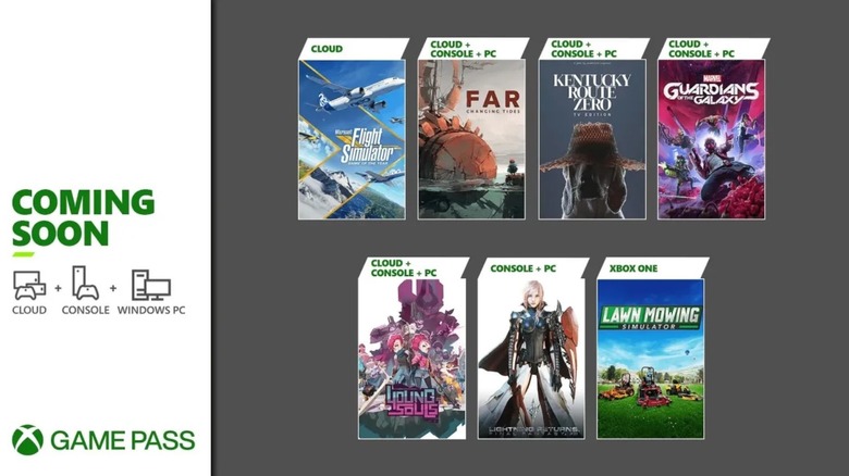 Xbox Game Pass new additions