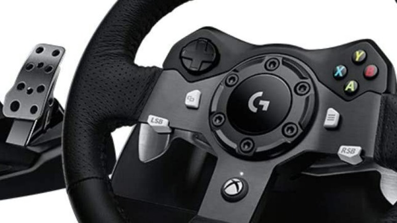 The Logitech G920/G29 wheel and pedals set.