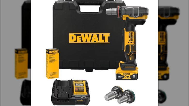 The Dewalt PEX A expander kit.