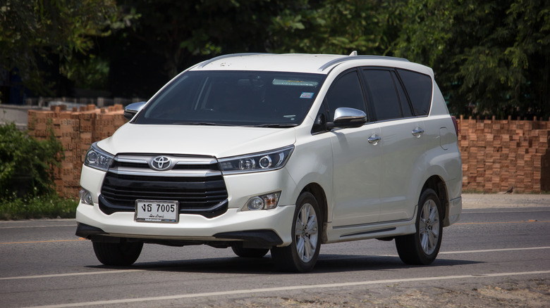 A Toyota Innova Crysta is still offered with diesel engines in several countries