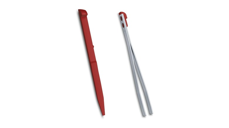 Red Victorinox Swiss Army Knife tweezer and toothpick replacement set