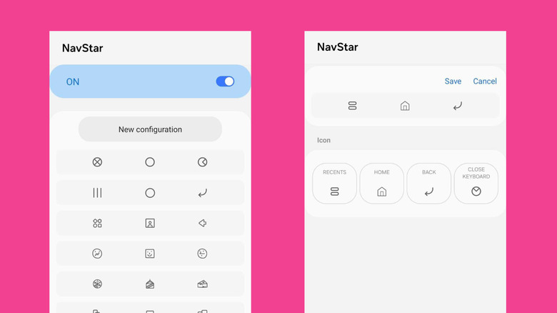 NavStar module configurations on Good Lock on Samsung