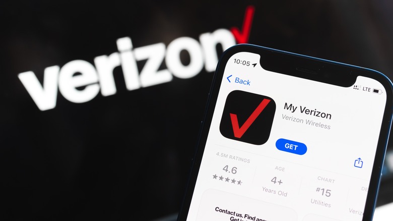 Photo of Myverizon app on app store