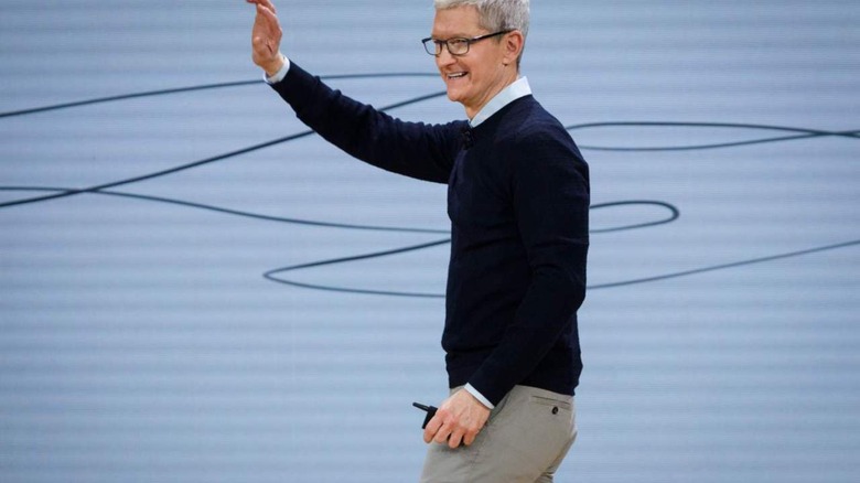 Tim Cook at Apple event