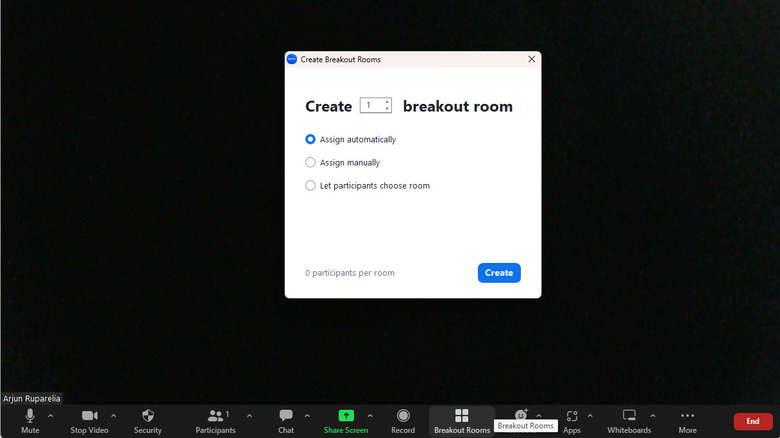 using breakout rooms in zoom