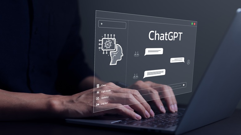 chatgpt laptop illustration