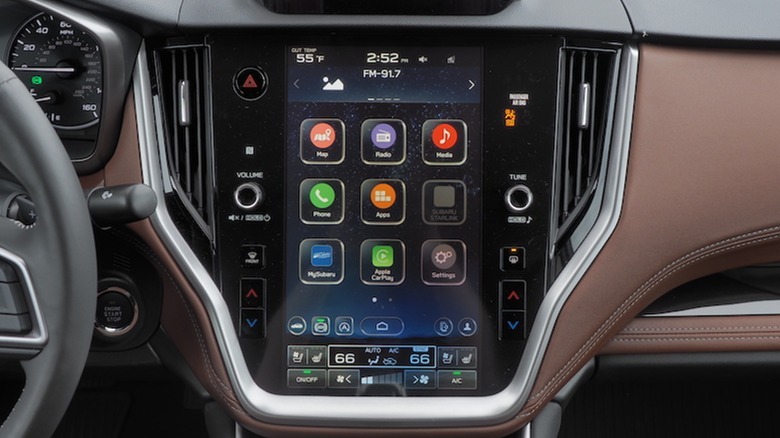 Legacy touchscreen for infotainment