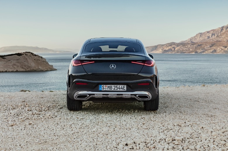 The 2024 Mercedes GLC Coupe rear view