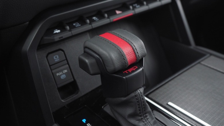 2023 Sequoia TRD Pro shifter