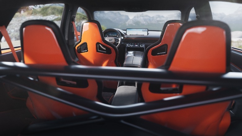 Genesis GV80 Coupe Concept interior rear