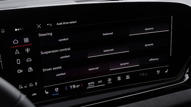 Drive mode controls