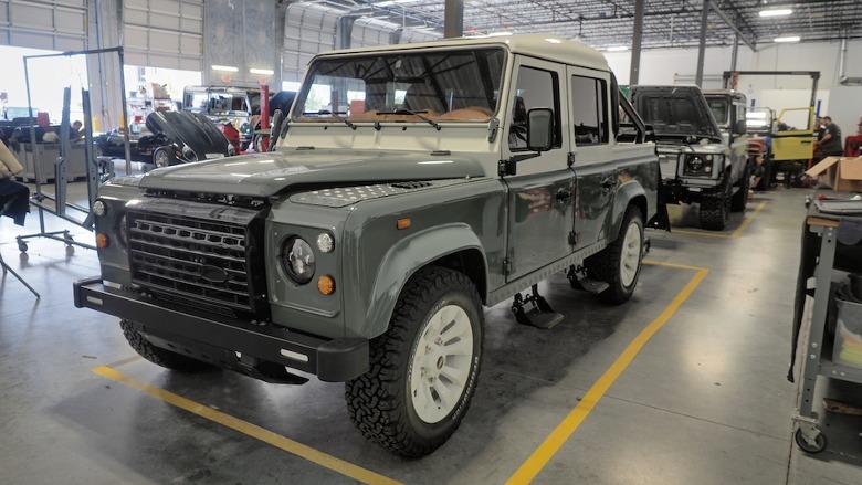 E.C.D. Defender on production line